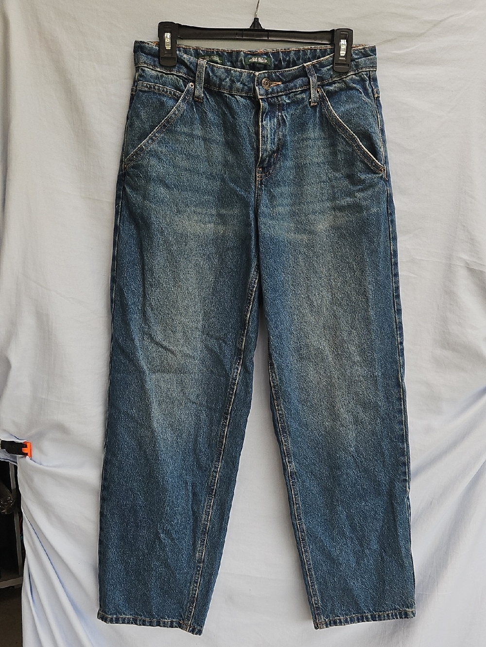 wild fable Womans's Relaxed Straight Blue Denim Jeans Size 4